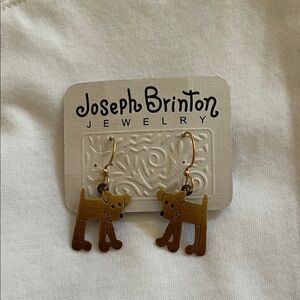 Joseph Brinton Dog Earrings
